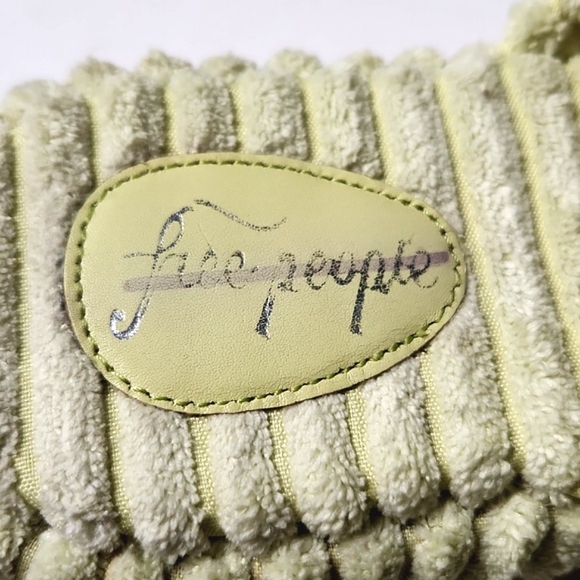 NEW Free People Two Days in Ibiza Key Lime Terry Cloth Platform Sandals Size 9.5 - Picture 11 of 13